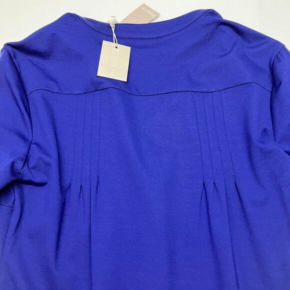 Ellie Kai Holly Stretch 3/4 Sleeved Priscilla Dress Royal Blue Size 2 NWT - Picture 11 of 11